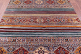 Khorjin Persian Gabbeh Hand Knotted Wool Rug - 5' 9" X 7' 11" - Golden Nile