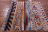 Khorjin Persian Gabbeh Hand Knotted Wool Rug - 5' 9" X 7' 11" - Golden Nile