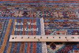 Khorjin Persian Gabbeh Hand Knotted Wool Rug - 5' 9" X 7' 7" - Golden Nile