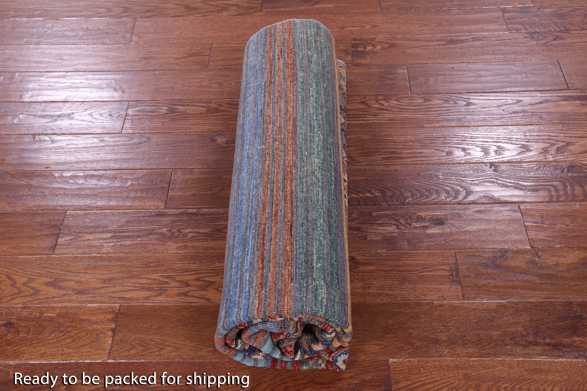 Khorjin Persian Gabbeh Hand Knotted Wool Rug - 5' 9" X 7' 10" - Golden Nile