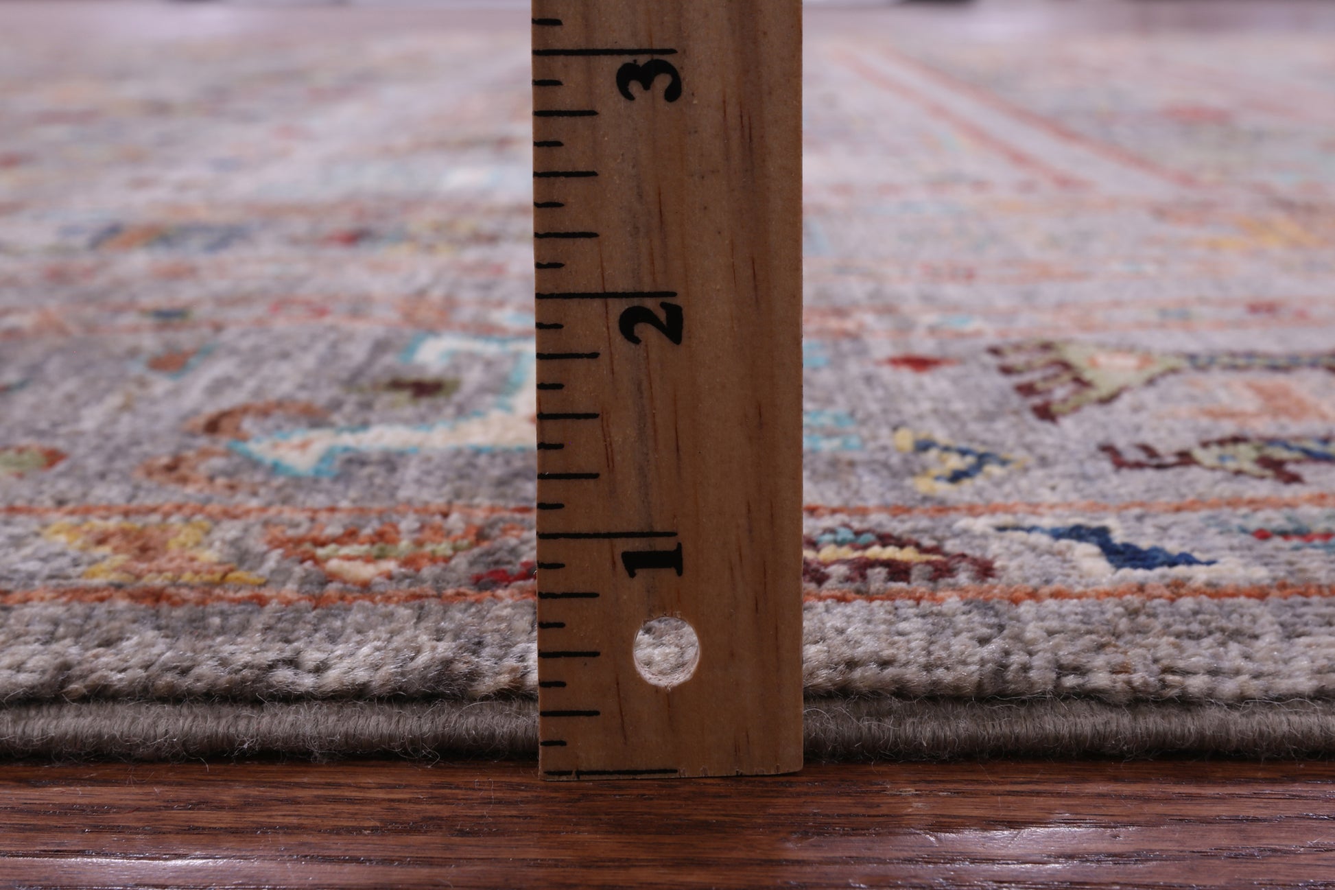 Persian Gabbeh Tribal Hand Knotted Wool Rug - 6' 10" X 9' 8" - Golden Nile