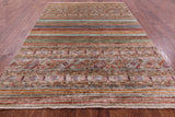 Khorjin Persian Gabbeh Hand Knotted Wool Rug - 5' 7" X 7' 9" - Golden Nile