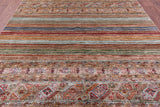 Khorjin Persian Gabbeh Hand Knotted Wool Rug - 5' 7" X 7' 9" - Golden Nile