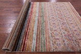 Khorjin Persian Gabbeh Hand Knotted Wool Rug - 5' 7" X 7' 9" - Golden Nile