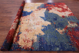 Abstract Contemporary Hand Knotted Wool Rug - 9' 0" X 11' 10" - Golden Nile