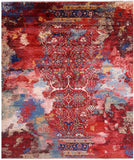 Persian Fine Serapi Hand Knotted Wool Rug - 8' 2" X 9' 8" - Golden Nile
