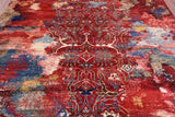 Persian Fine Serapi Hand Knotted Wool Rug - 8' 2" X 9' 8" - Golden Nile