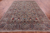 Peshawar Hand Knotted Wool Rug - 8' 9" X 12' 2" - Golden Nile