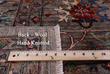 Peshawar Hand Knotted Wool Rug - 8' 9" X 12' 2" - Golden Nile