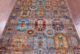 Turkmen Ersari Hand Knotted Wool Rug - 4' 2" X 6' 3" - Golden Nile