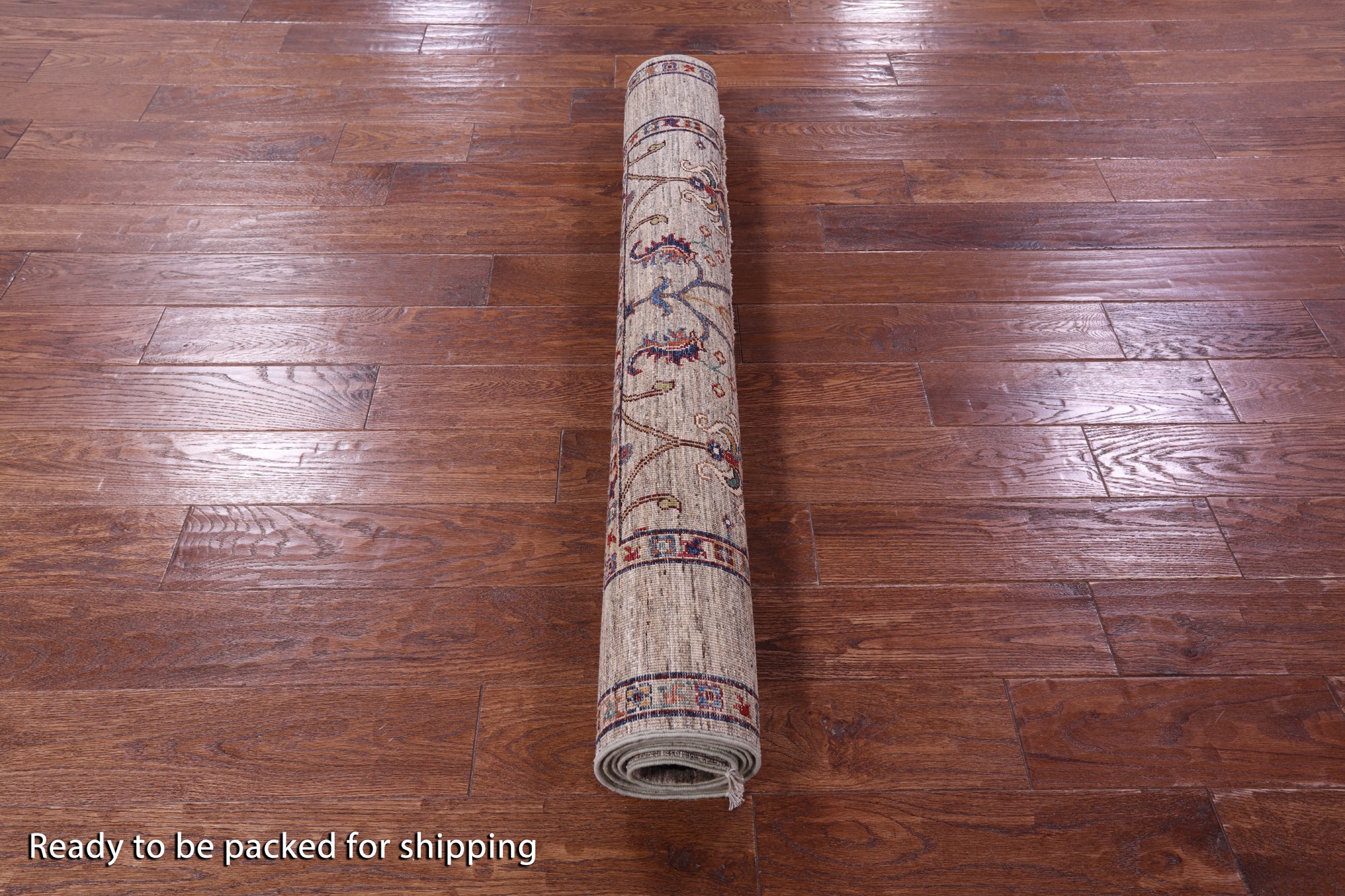 Peshawar Hand Knotted Wool Rug - 4' 2" X 5' 9" - Golden Nile