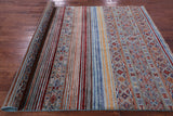 Khorjin Persian Gabbeh Hand Knotted Wool Rug - 6' 7" X 9' 4" - Golden Nile