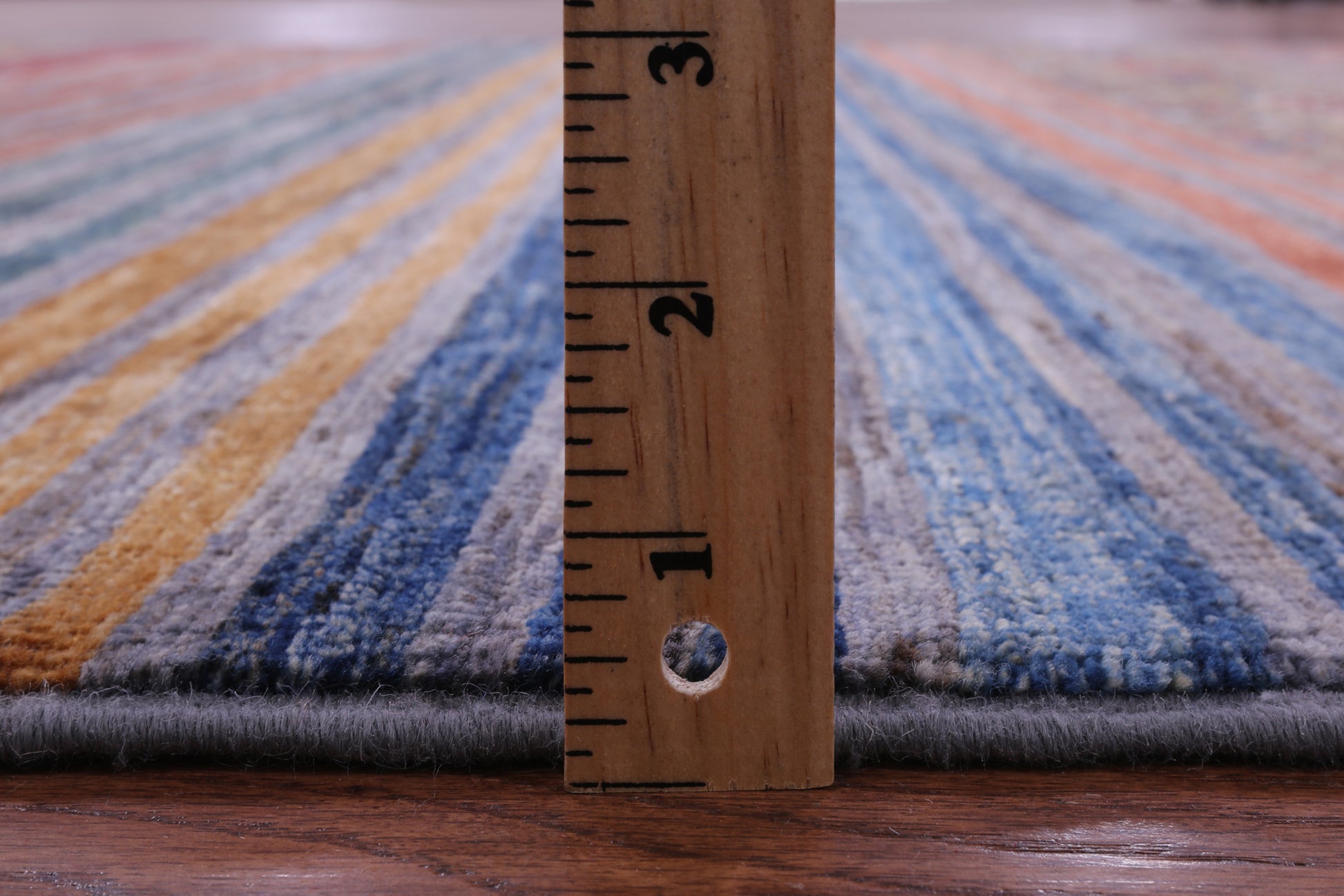 Khorjin Persian Gabbeh Hand Knotted Wool Rug - 5' 8" X 7' 10" - Golden Nile
