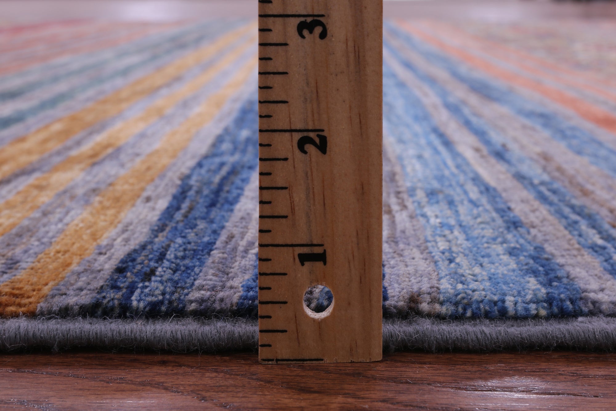 Khorjin Persian Gabbeh Hand Knotted Wool Rug - 5' 8" X 7' 10" - Golden Nile