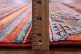 Khorjin Persian Gabbeh Hand Knotted Wool Rug - 4' 0" X 5' 11" - Golden Nile
