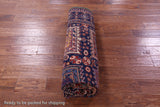 Blue Persian Fine Serapi Hand Knotted Wool Rug - 6' 5" X 8' 4" - Golden Nile