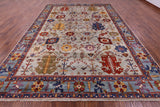 Persian Fine Serapi Hand Knotted Wool Rug - 9' 10" X 13' 4" - Golden Nile