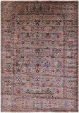 Peshawar Hand Knotted Wool Rug - 8' 6" X 12' 3" - Golden Nile