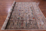 Peshawar Hand Knotted Wool Rug - 8' 6" X 12' 3" - Golden Nile