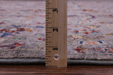 Grey Peshawar Hand Knotted Wool Rug - 8' 1" X 10' 4" - Golden Nile