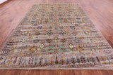 Peshawar Hand Knotted Wool Rug - 8' 10" X 12' 1" - Golden Nile