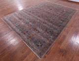 Peshawar Hand Knotted Wool Rug - 9' 0" X 12' 5" - Golden Nile