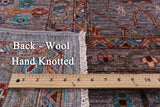 Peshawar Hand Knotted Wool Rug - 9' 0" X 12' 5" - Golden Nile