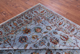 Blue Peshawar Hand Knotted Wool Rug - 8' 11" X 11' 8" - Golden Nile