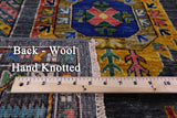 Turkmen Ersari Hand Knotted Wool Rug - 7' 11" X 11' 2" - Golden Nile