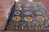 Turkmen Ersari Hand Knotted Wool Rug - 7' 11" X 11' 2" - Golden Nile