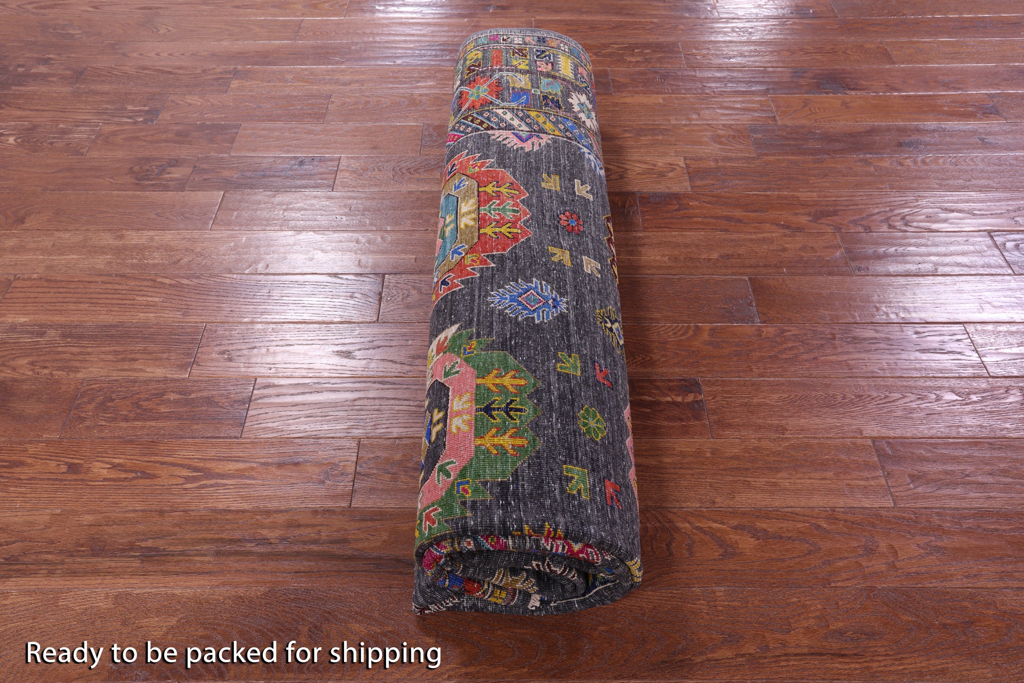 Turkmen Ersari Hand Knotted Wool Rug - 7' 11" X 11' 2" - Golden Nile