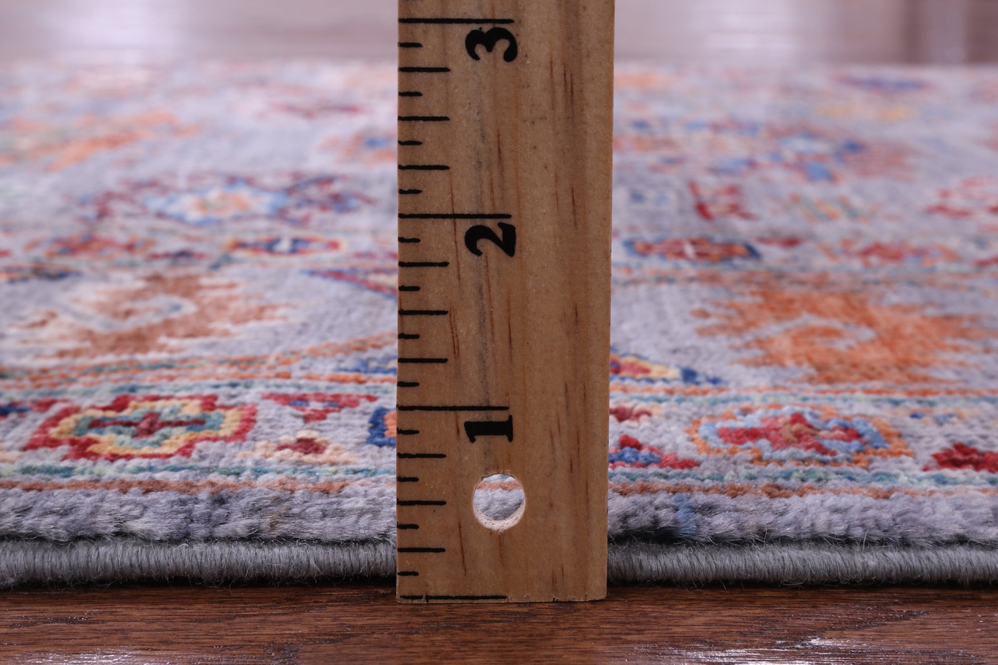 Grey Turkmen Ersari Hand Knotted Wool Runner Rug - 2' 7" X 9' 6" - Golden Nile
