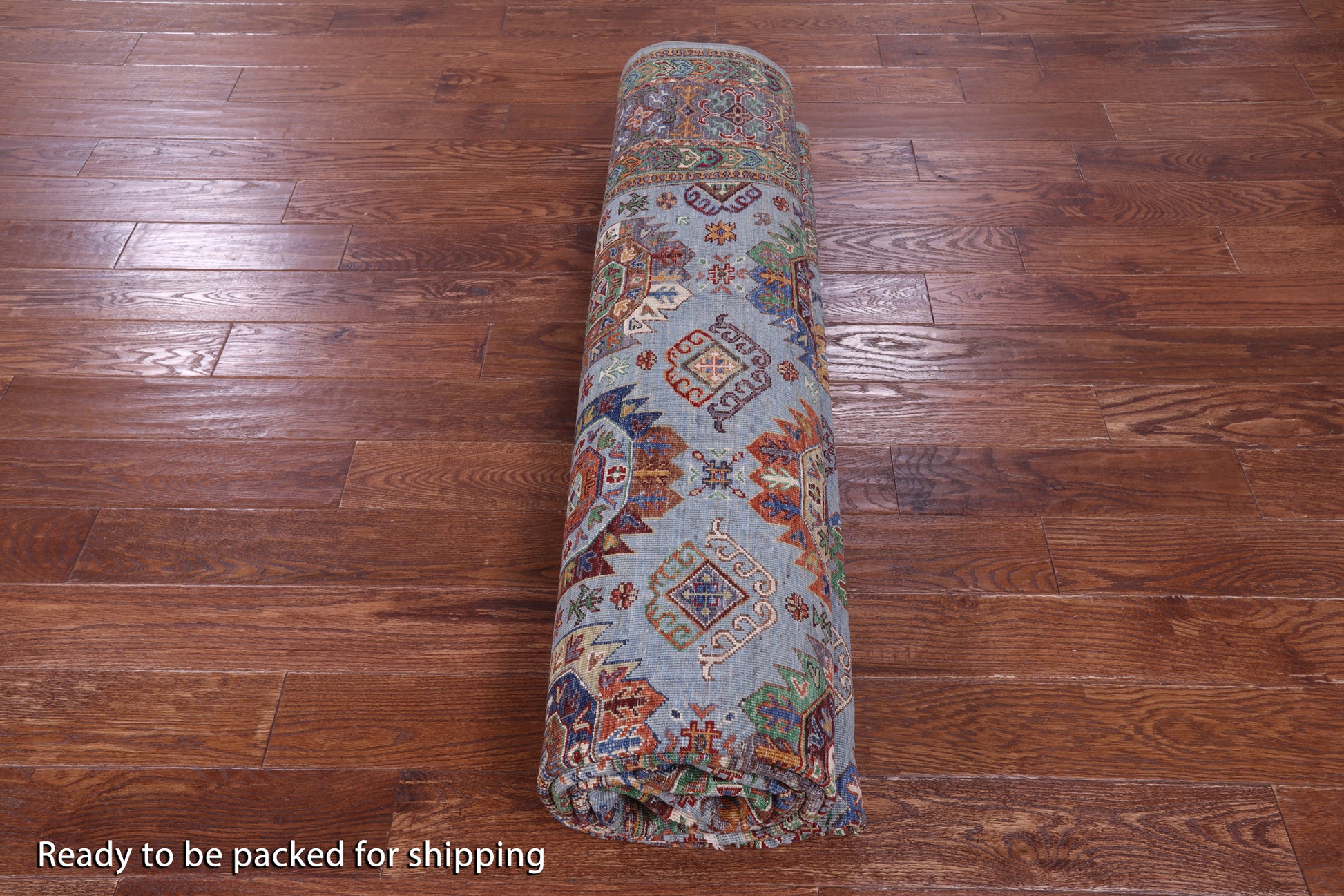 Turkmen Ersari Hand Knotted Wool Rug - 8' 9" X 12' 3" - Golden Nile