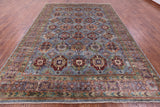 Turkmen Ersari Hand Knotted Wool Rug - 8' 9" X 12' 3" - Golden Nile