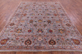Peshawar Hand Knotted Wool Rug - 8' 5" X 10' 2" - Golden Nile