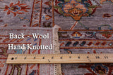Peshawar Hand Knotted Wool Rug - 8' 5" X 10' 2" - Golden Nile