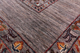 Peshawar Hand Knotted Wool Rug - 6' 8" X 9' 11" - Golden Nile