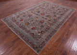 Peshawar Hand Knotted Wool Rug - 6' 8" X 9' 11" - Golden Nile