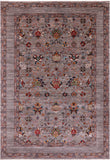 Peshawar Hand Knotted Wool Rug - 6' 8" X 9' 11" - Golden Nile