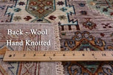 Turkmen Ersari Hand Knotted Wool Rug - 5' 0" X 6' 11" - Golden Nile