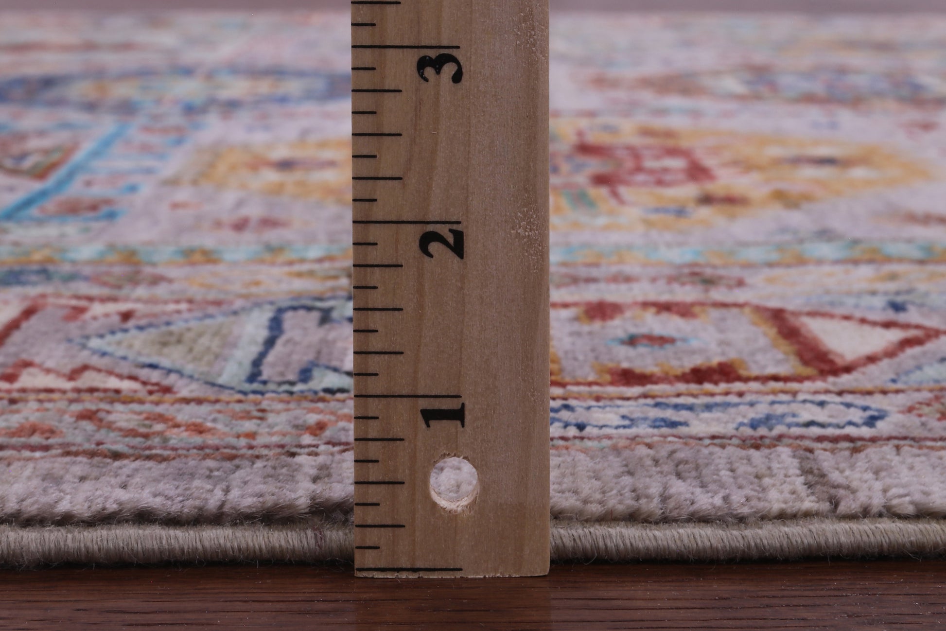 Turkmen Ersari Hand Knotted Wool Rug - 5' 0" X 6' 11" - Golden Nile