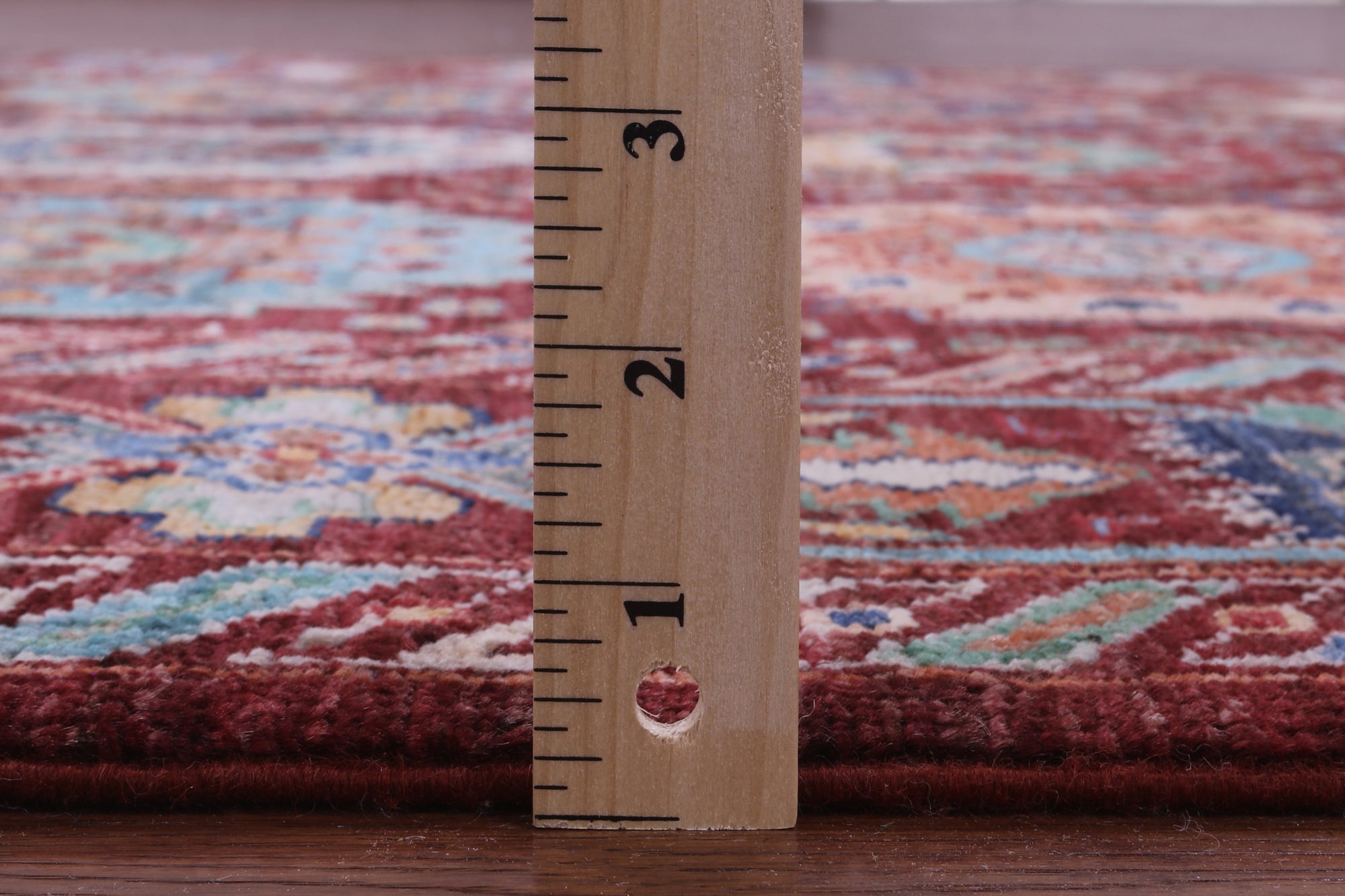 Turkmen Ersari Hand Knotted Wool Rug - 5' 1" X 6' 8" - Golden Nile