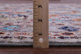 Grey Turkmen Ersari Hand Knotted Wool Rug - 5' 2" X 6' 11" - Golden Nile