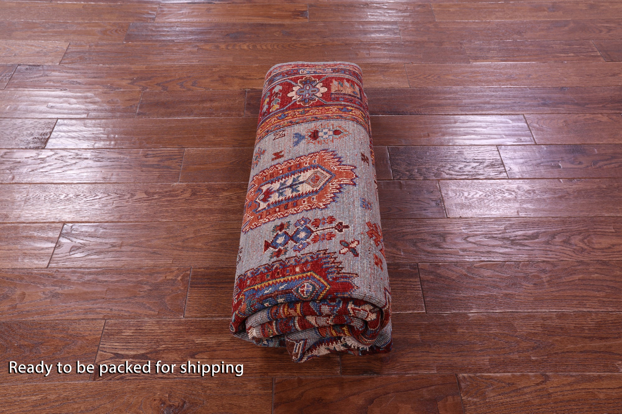 Grey Turkmen Ersari Hand Knotted Wool Rug - 5' 0" X 6' 8" - Golden Nile