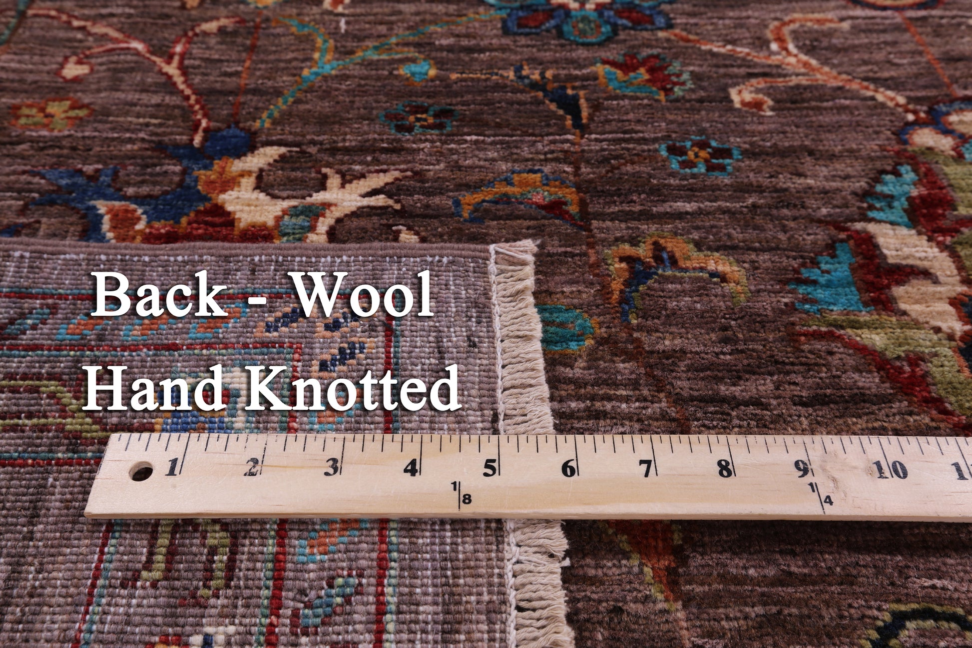 Peshawar Hand Knotted Wool Rug - 5' 1" X 6' 9" - Golden Nile