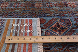 Khorjin Persian Gabbeh Handmade Wool Rug - 5' 8" X 7' 10" - Golden Nile