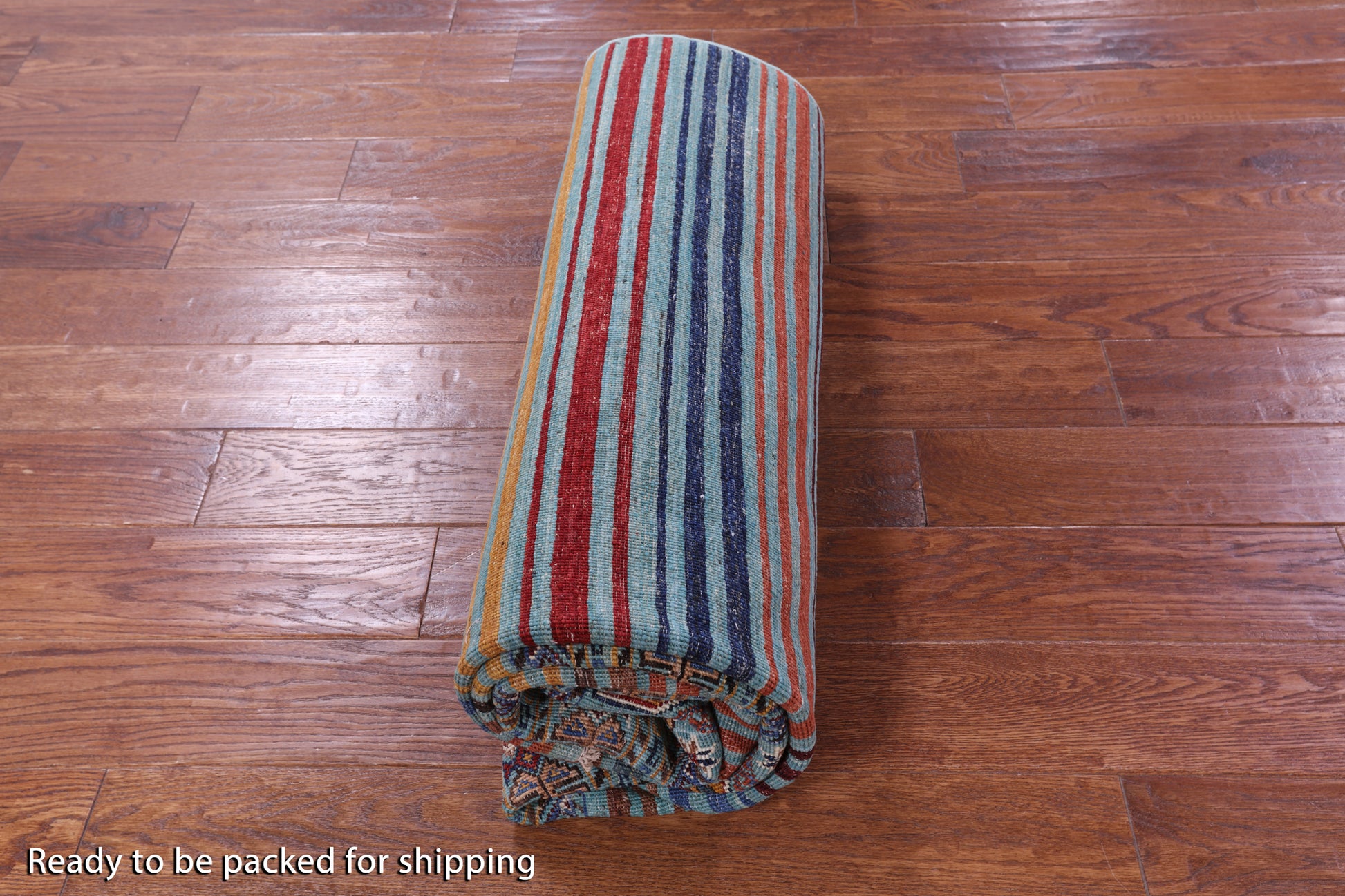 Khorjin Persian Gabbeh Hand Knotted Wool Rug - 5' 7" X 8' 2" - Golden Nile