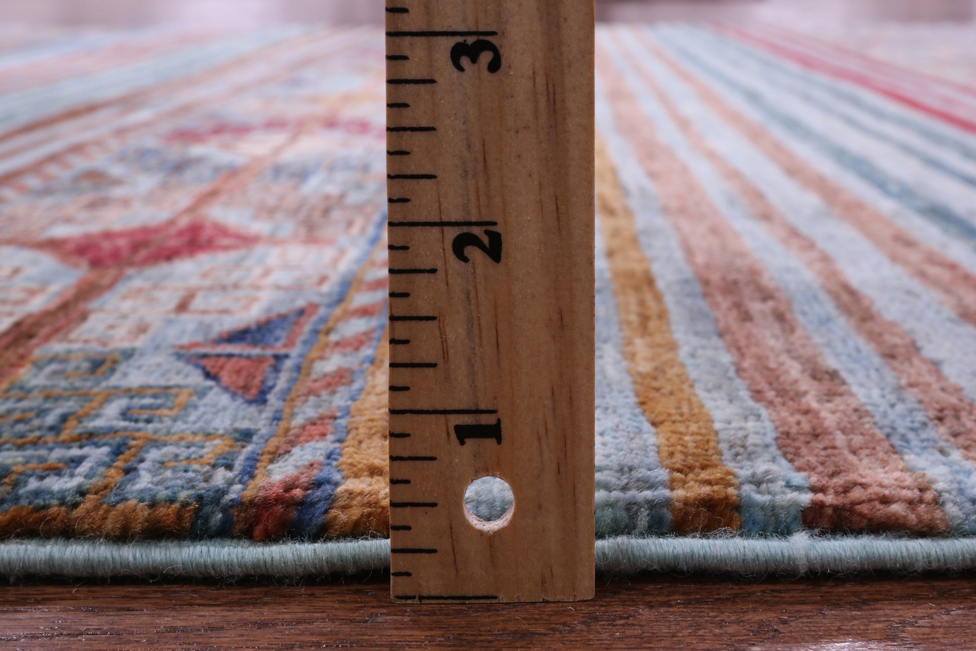 Khorjin Persian Gabbeh Hand Knotted Wool Rug - 4' 11" X 6' 7" - Golden Nile
