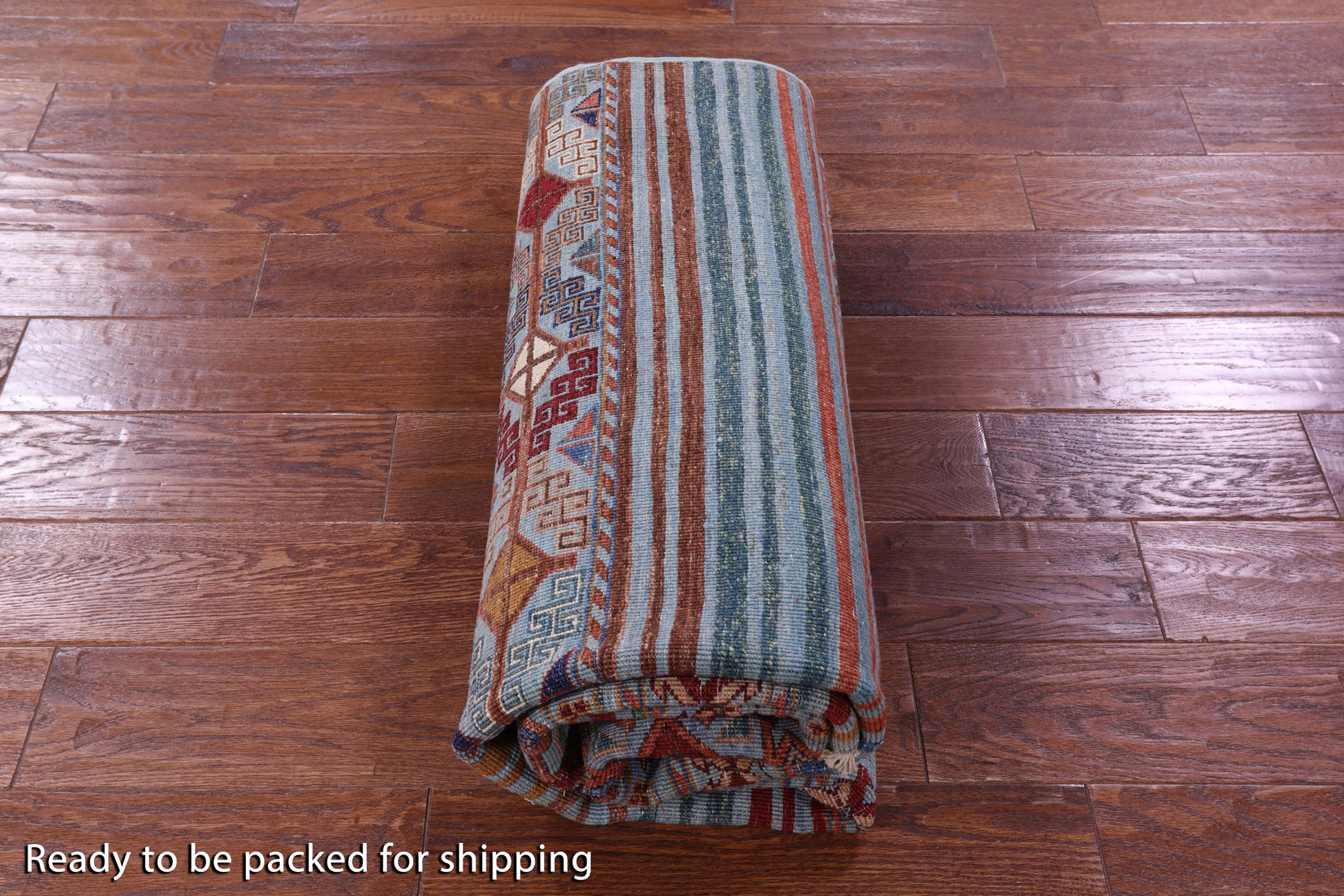 Khorjin Persian Gabbeh Hand Knotted Wool Rug - 4' 11" X 6' 7" - Golden Nile