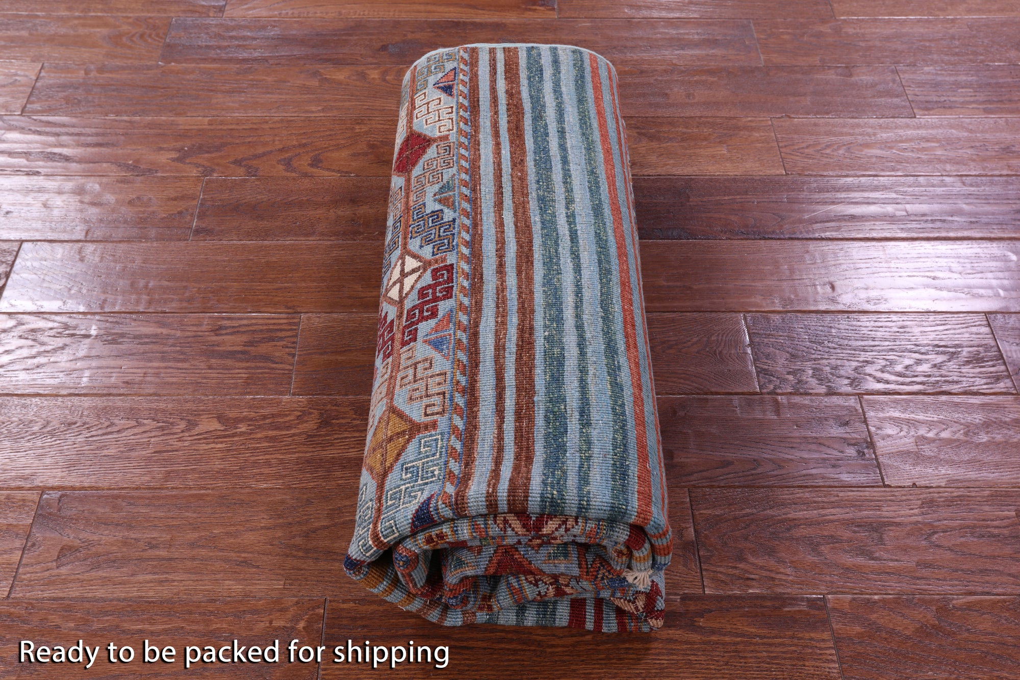 Khorjin Persian Gabbeh Hand Knotted Wool Rug - 4' 11" X 6' 7" - Golden Nile